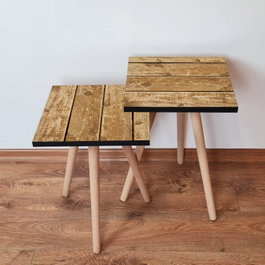 Hanah Home Mesas Nido Camel (2 Piezas)